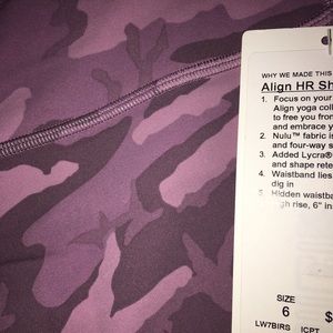 Lululemon align shorts size 6 6”
